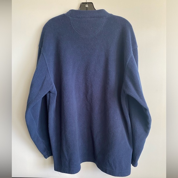 Vintage FILA Men’s L Pullover Fleece Navy - Picture 2 of 4